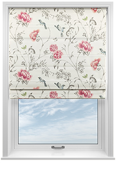 Borneo, Rose - Twist&Fit Roman Blind
